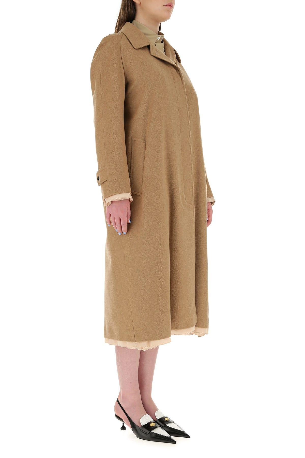 miu miu camel coat
