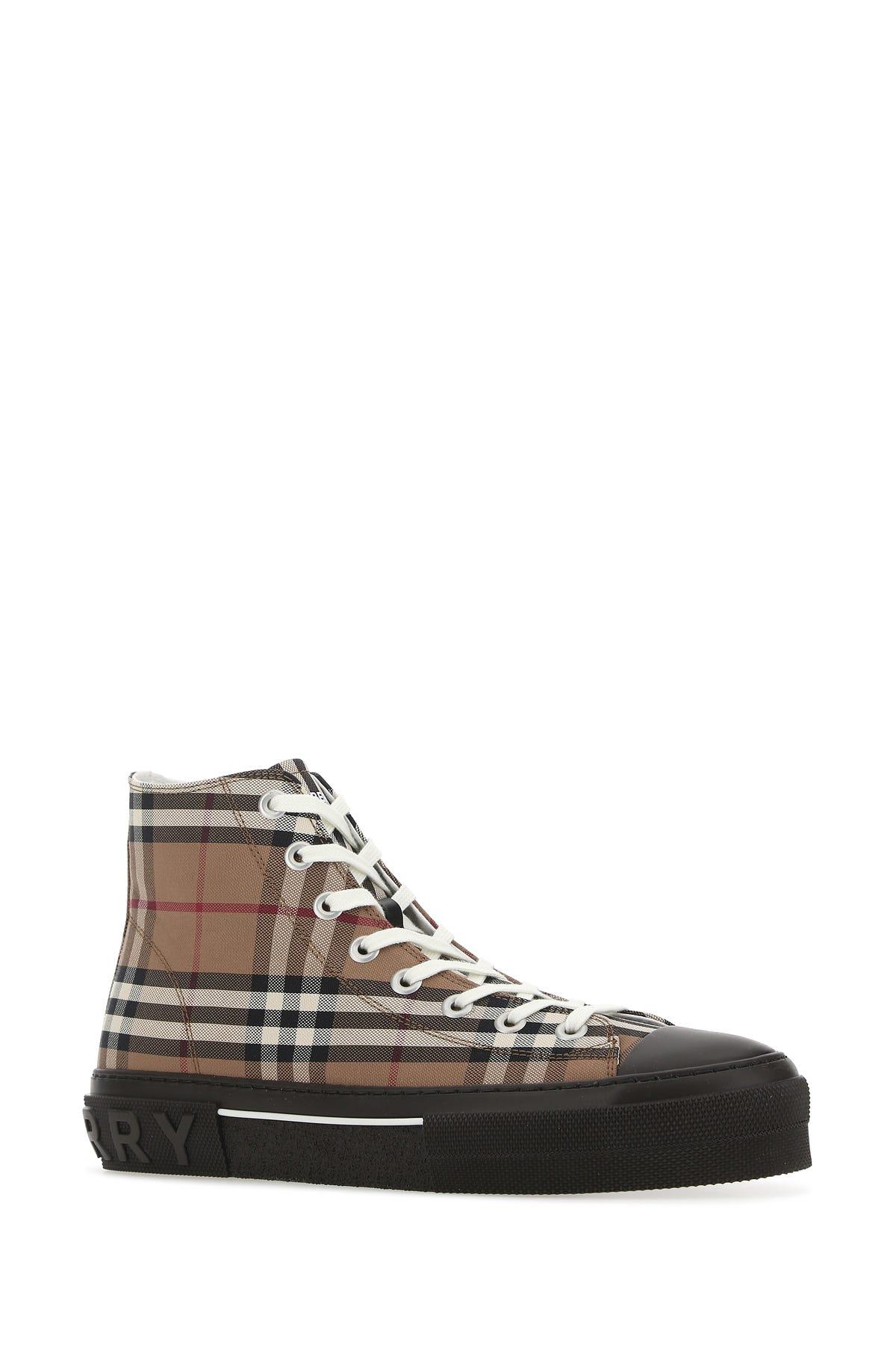 Burberry Embroidered Canvas Sneakers for Men | Lyst