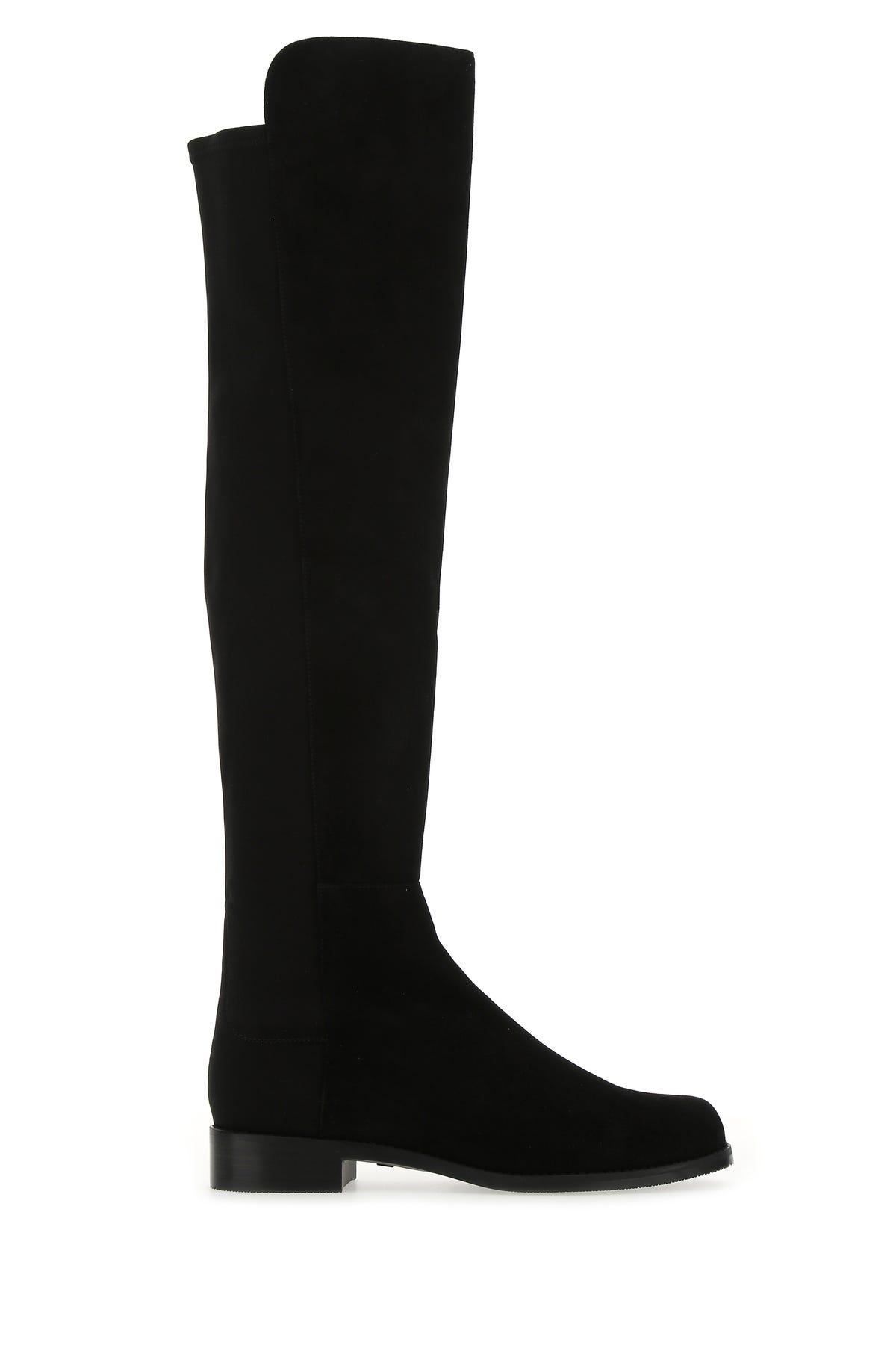 stuart weitzman black suede boots