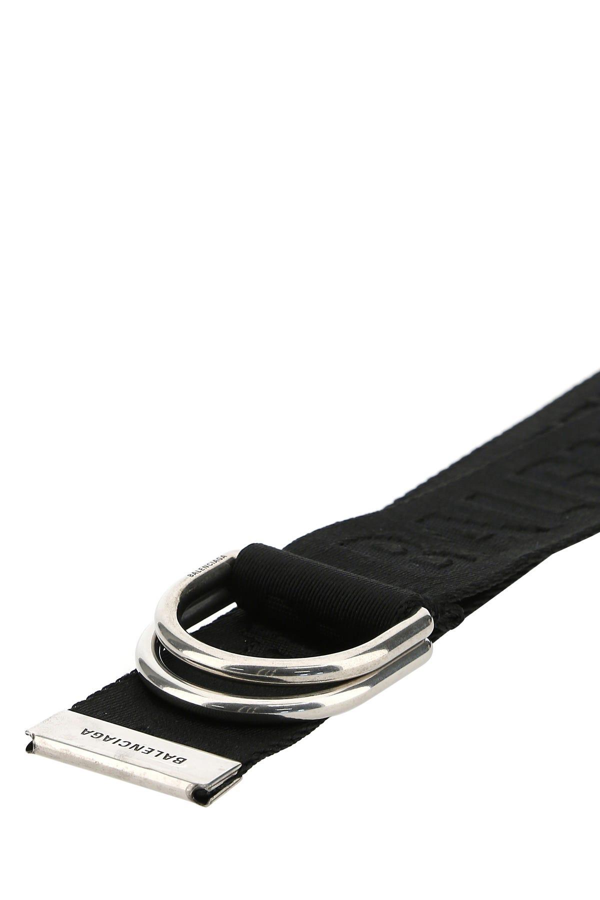 Balenciaga Polyester D Ring Belt in Black | Lyst