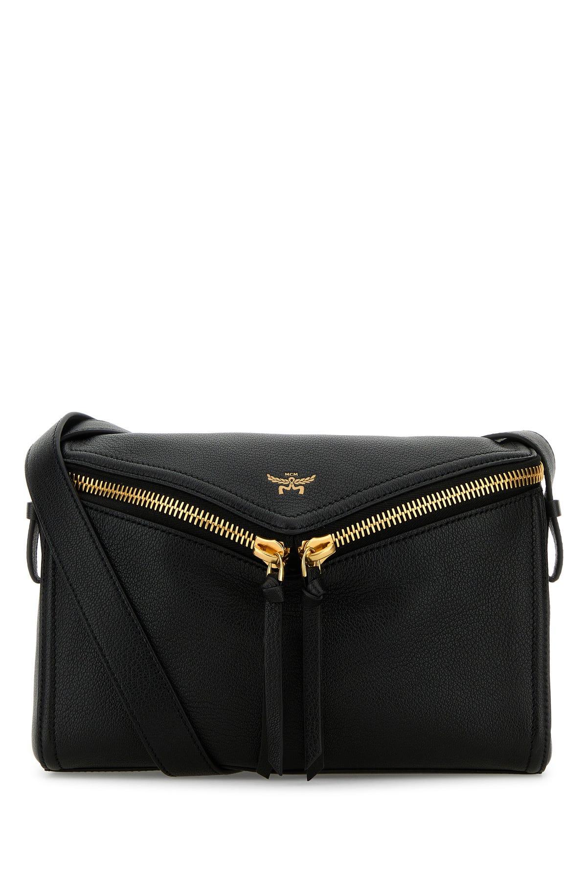 Black mcm crossbody sale