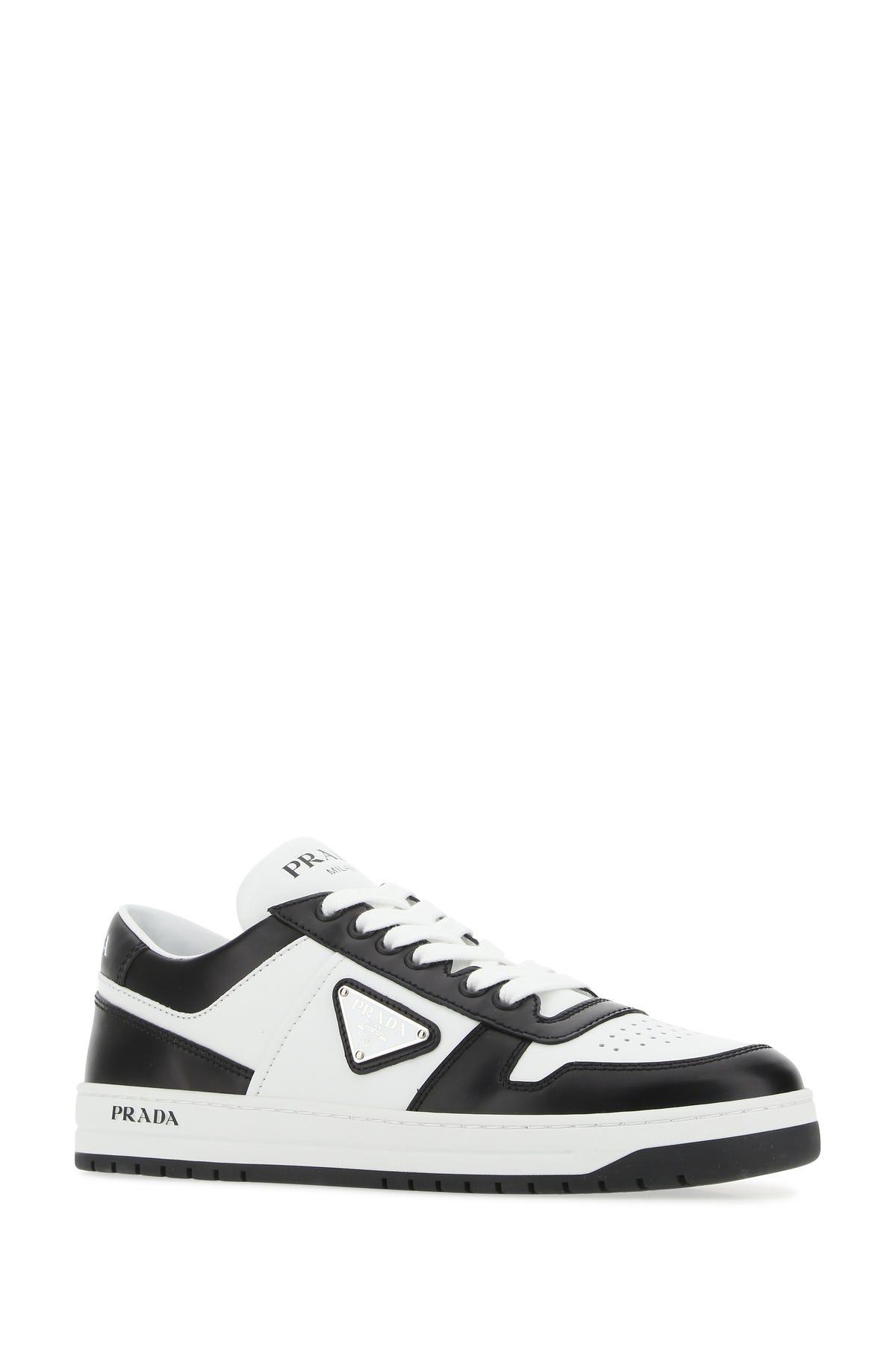 prada two tone sneakers