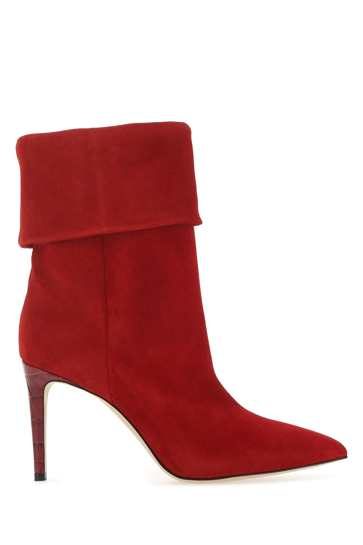 Paris Texas Suede Reverse Ankle Boots 