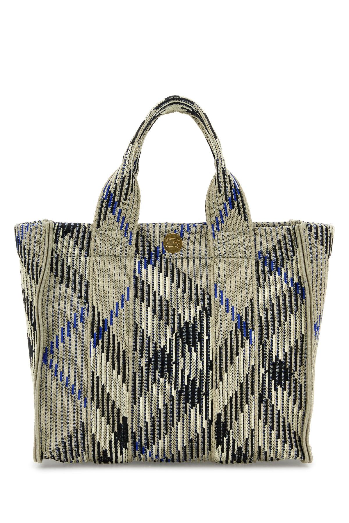 ショルダーバッグ・ポシェット BURBERRY Embroidered Fabric Check Mini Handbag Burberry Handbags | Lyst