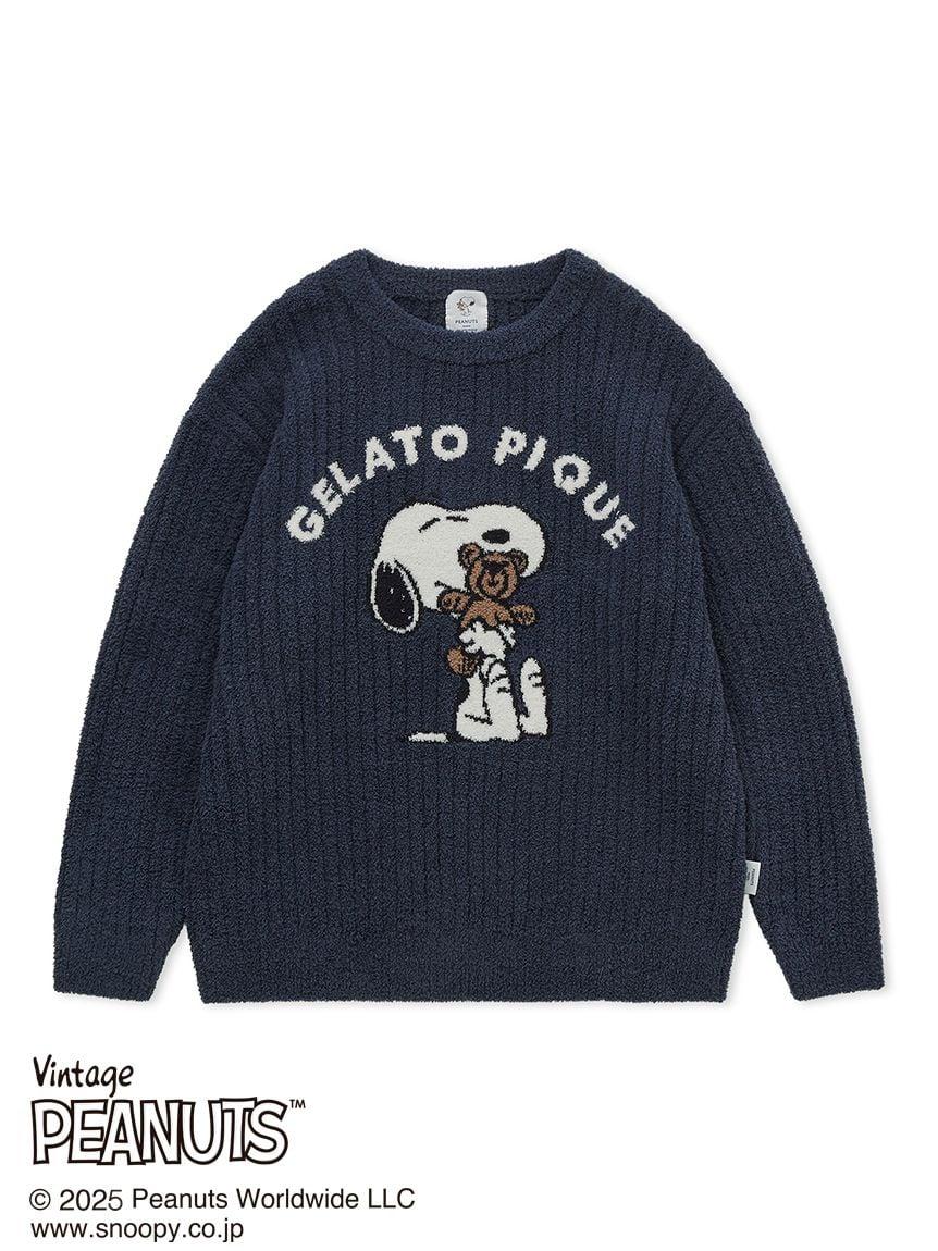 gelato pique [Peanuts] Snoopy×Bear Pullover Sweater in White