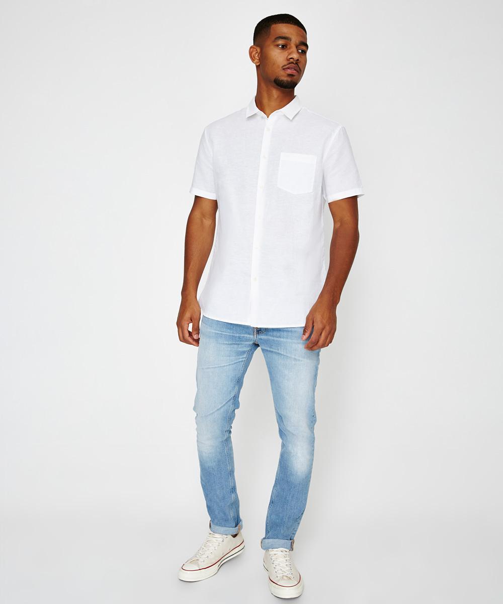 Nudie Jeans Denim Lean Dean Joshua Worn 