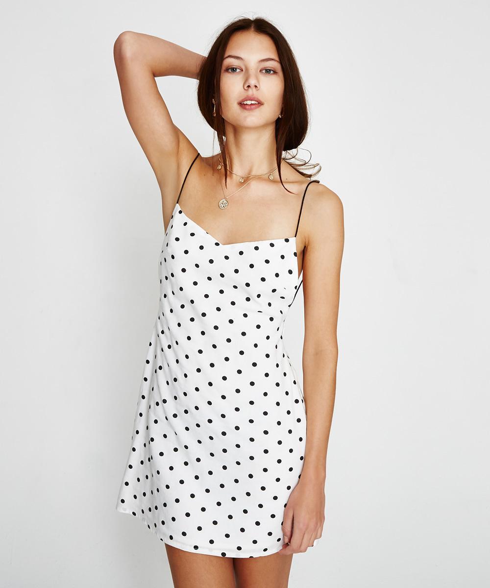 alice in the eve maddie backless mini dress