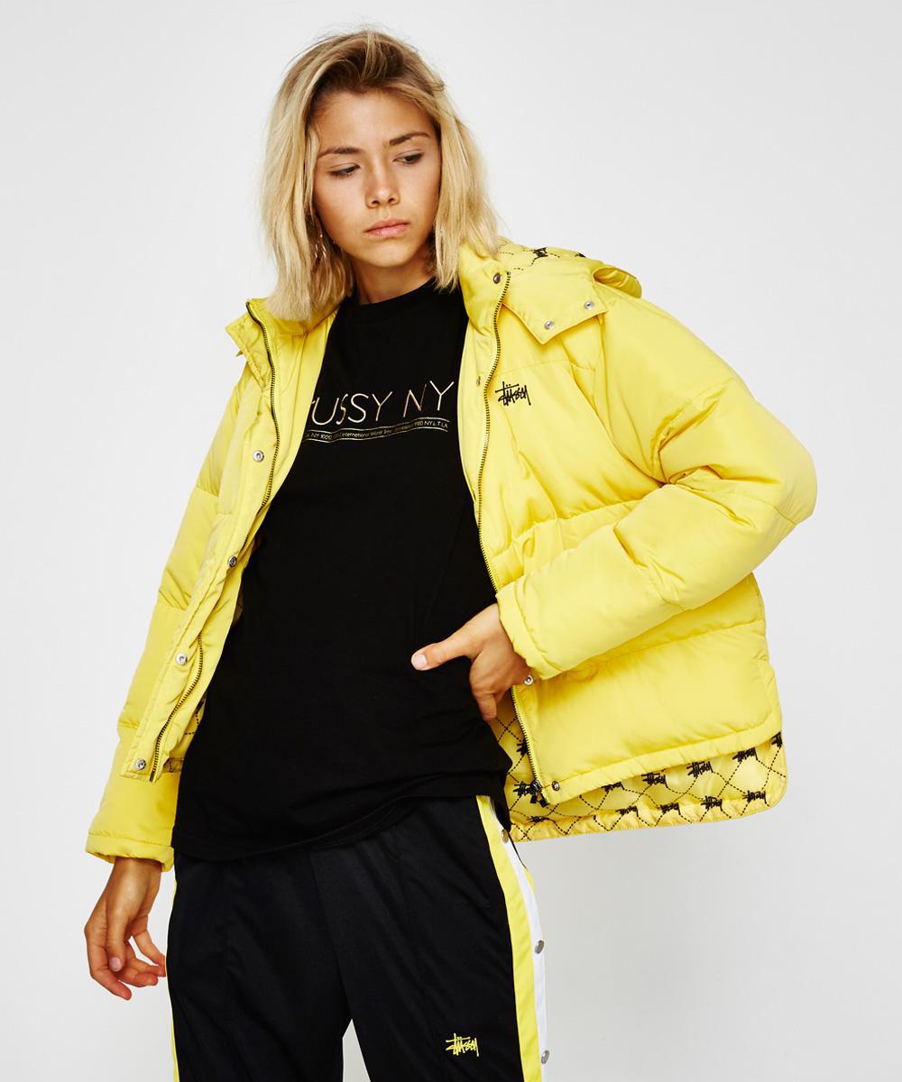 stussy crop jacket