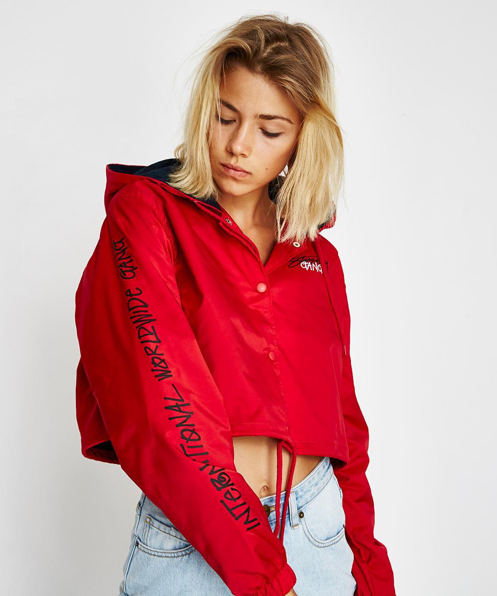 stussy crop jacket