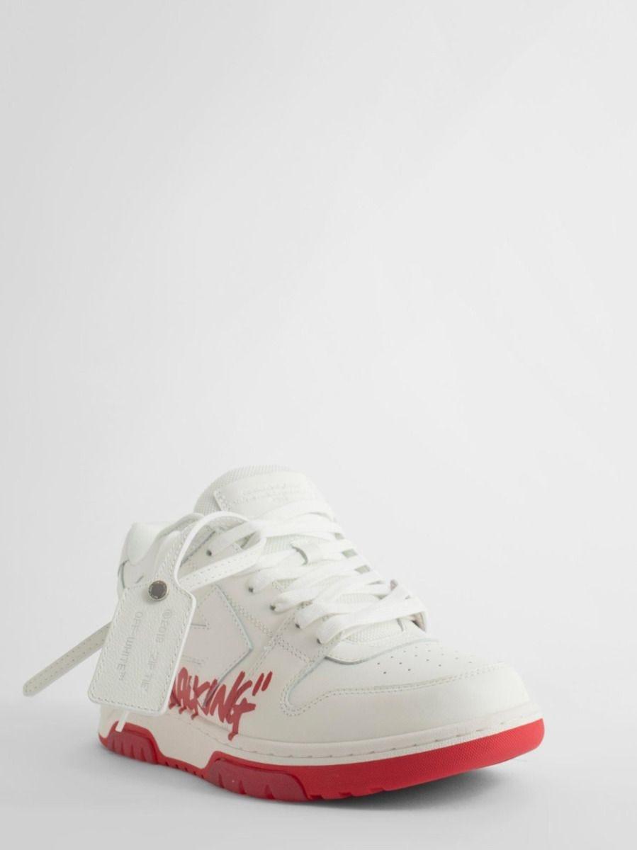 Off-White c/o Virgil Abloh Red "for Walking" Out Of Office Sneakers for Men  | Lyst