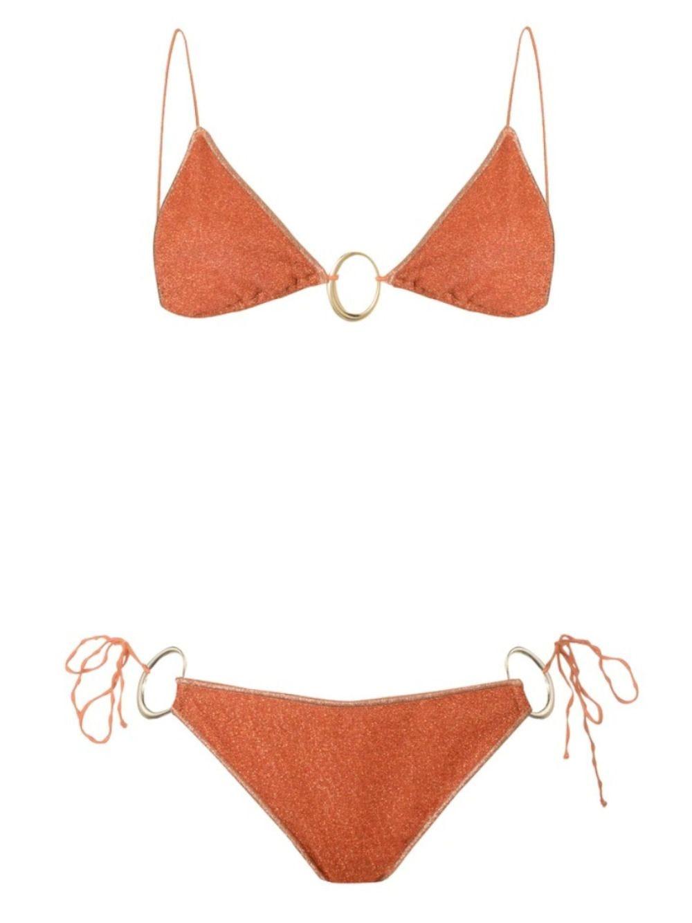 Oséree Orange Lumière Colorè Okini Bikini Set Lyst Australia