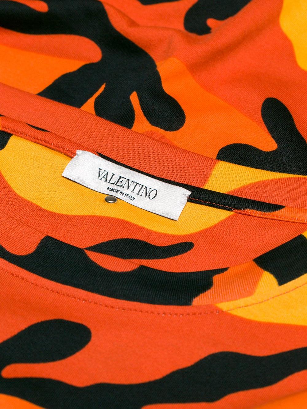 Valentino Cotton Camouflage T-shirt in 