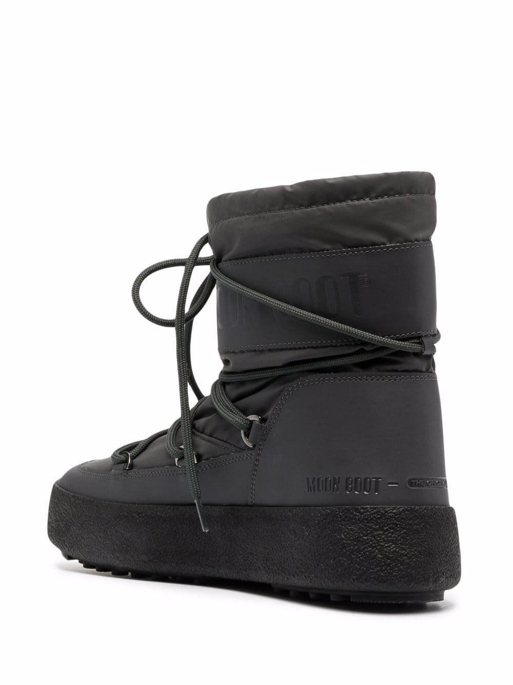Moon Boot Mtrack Tube Boots Dark Grey in Black for Men | Lyst