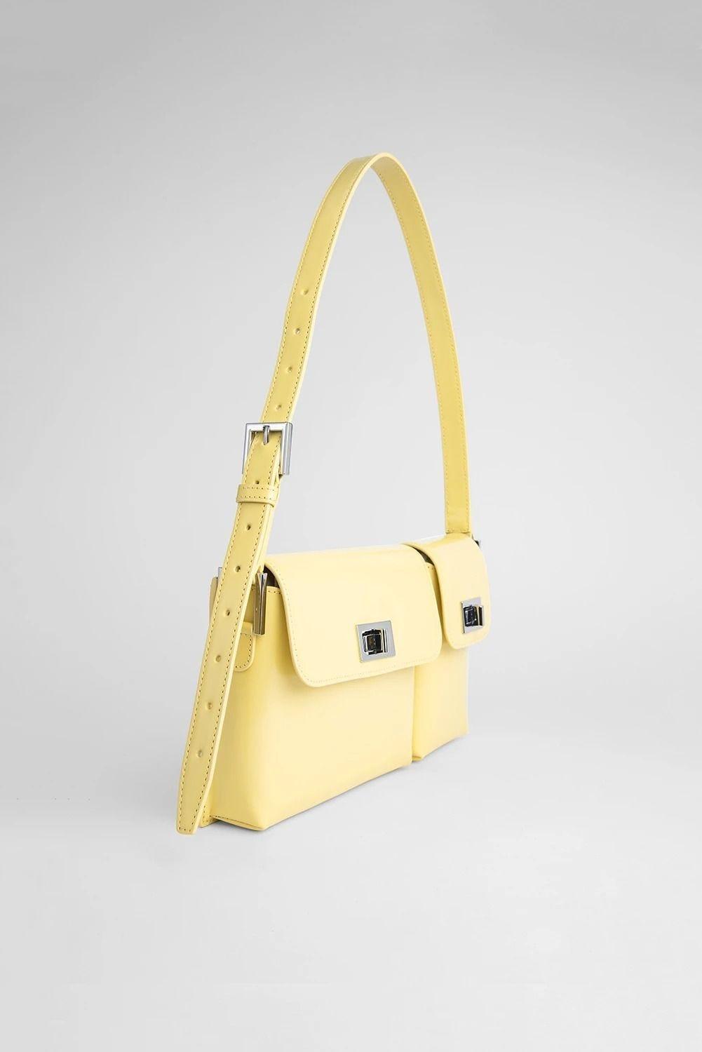 Womens Crossbody bags and purses BY FAR Crossbody bags and purses Save 37% BY FAR Leather Baby Billy Bag in Yellow 