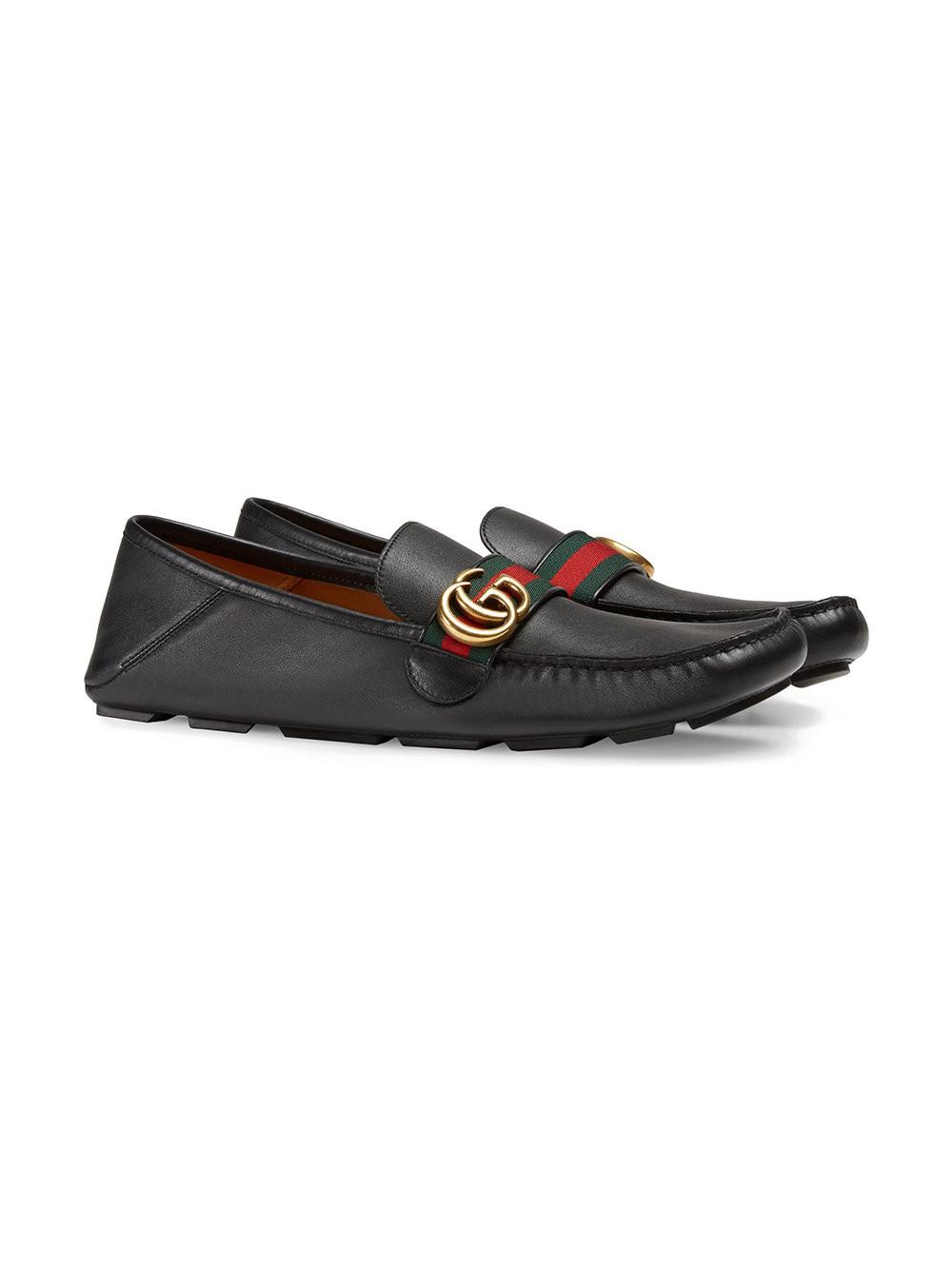 mens gucci driving loafers
