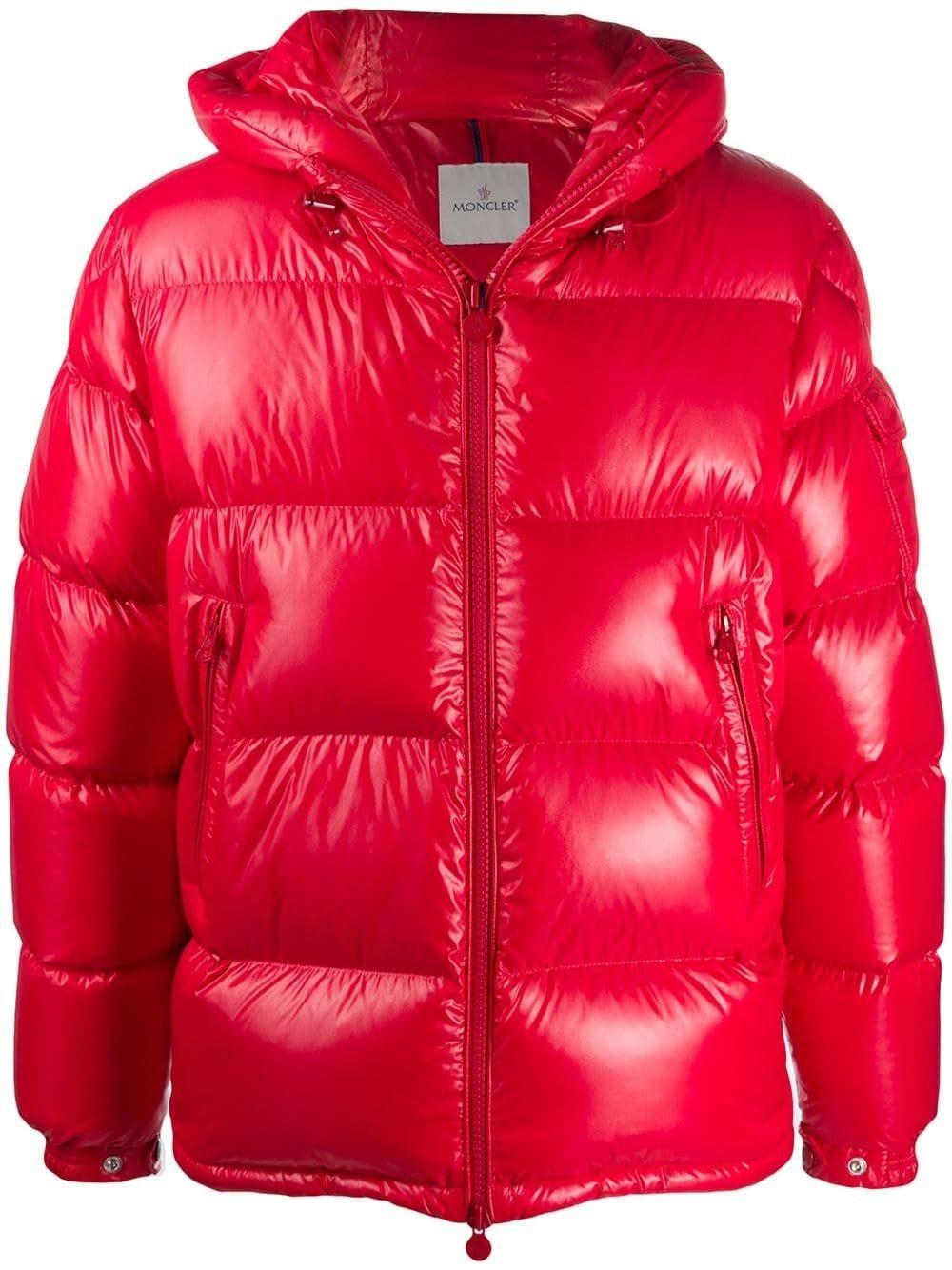 moncler red puffer