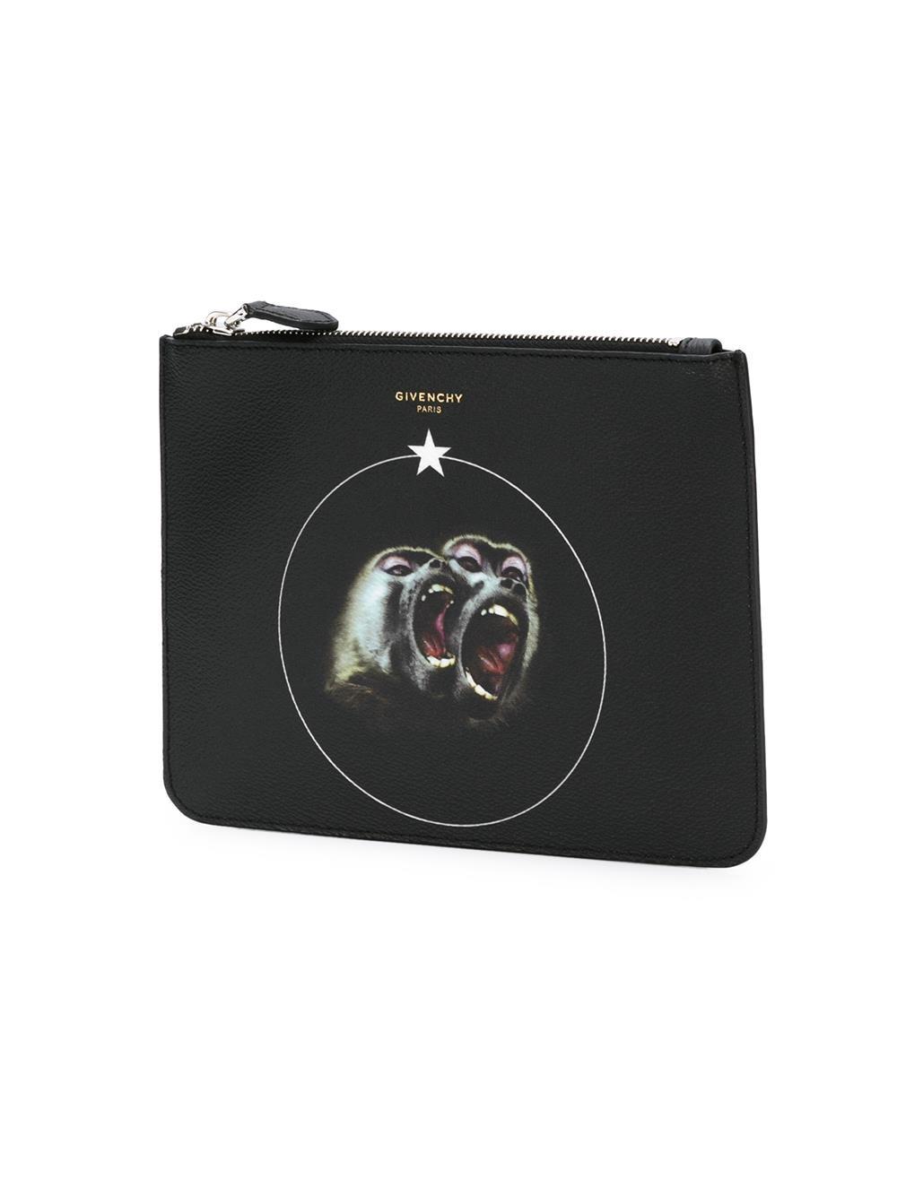 givenchy monkey clutch