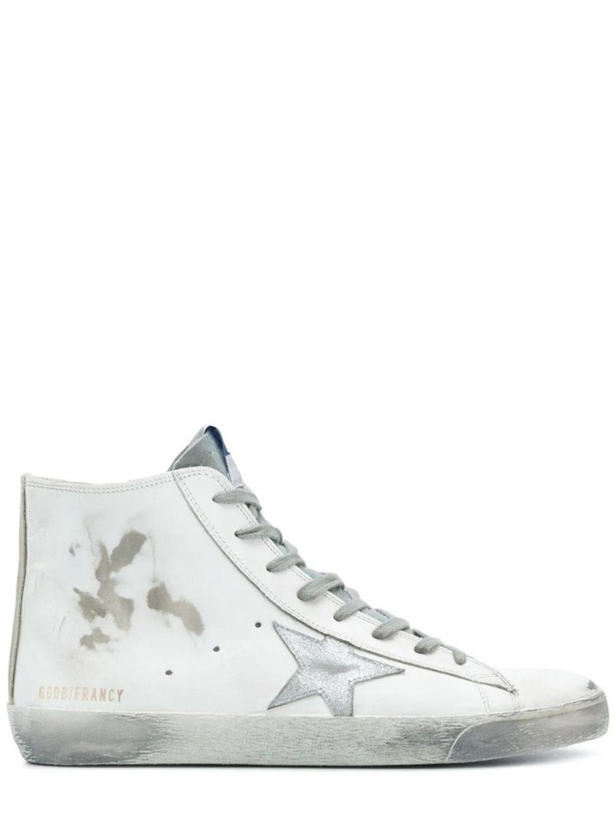 Golden Goose Francy Classic Leather High-top Sneaker in White for Men | Lyst