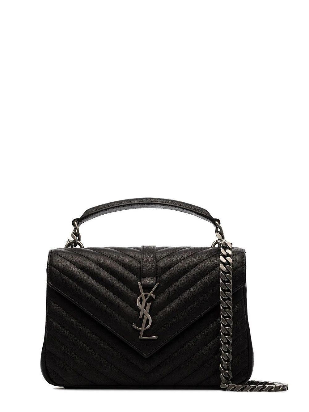 Saint Laurent Black Medium College Shoulder Bag | Lyst