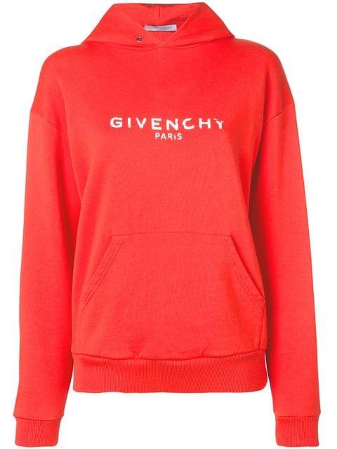 Givenchy Paris Vintage Hoodie in Red for Men - Lyst