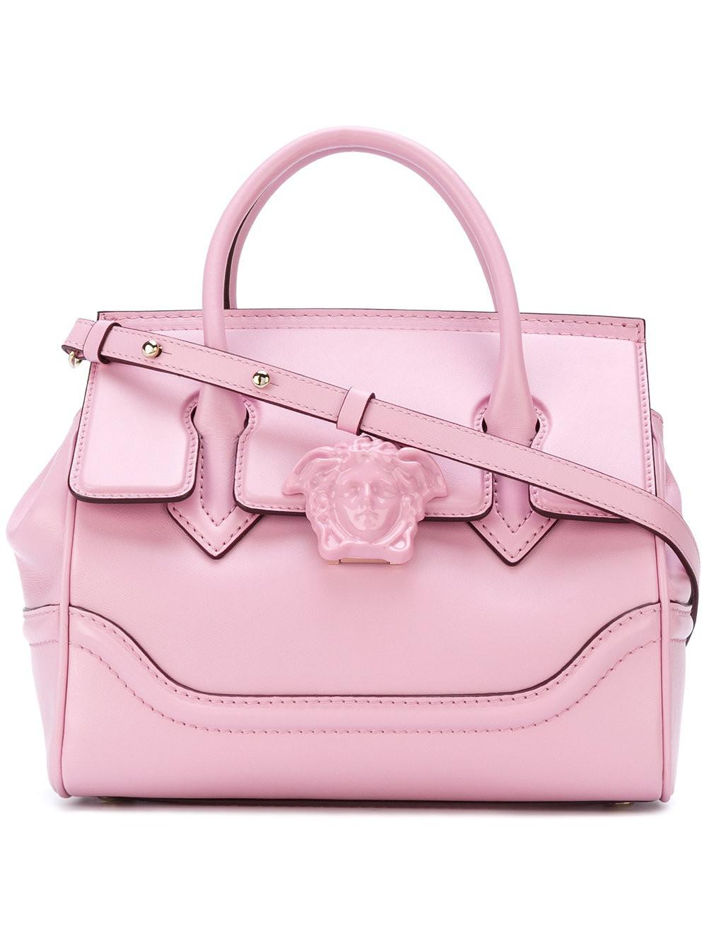 Versace Small Palazzo Bag in Pink | Lyst