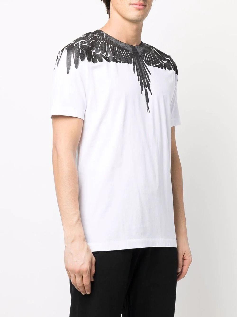 Marcelo Burlon Wings-print Cotton T-shirt in White for Men - Save 