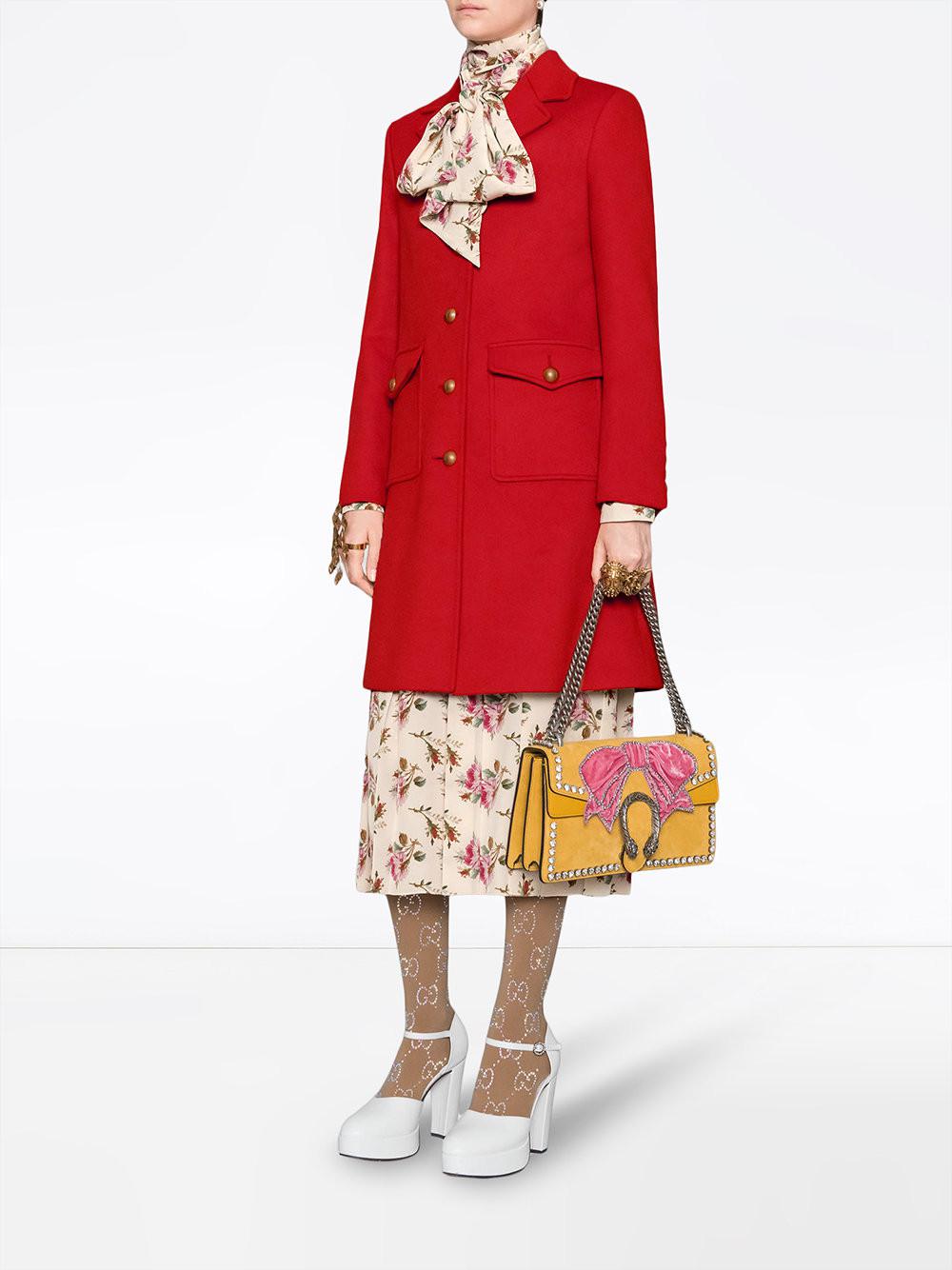 gucci double g coat