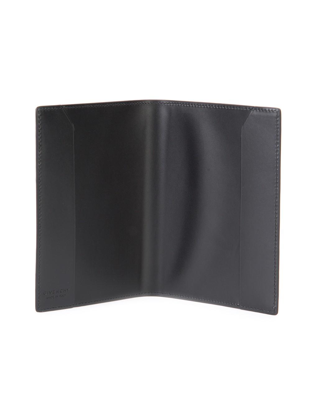 Givenchy Leather Passport Holder in Black for Men | Lyst