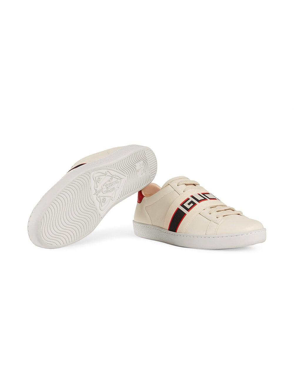 gucci ace stripe sneakers