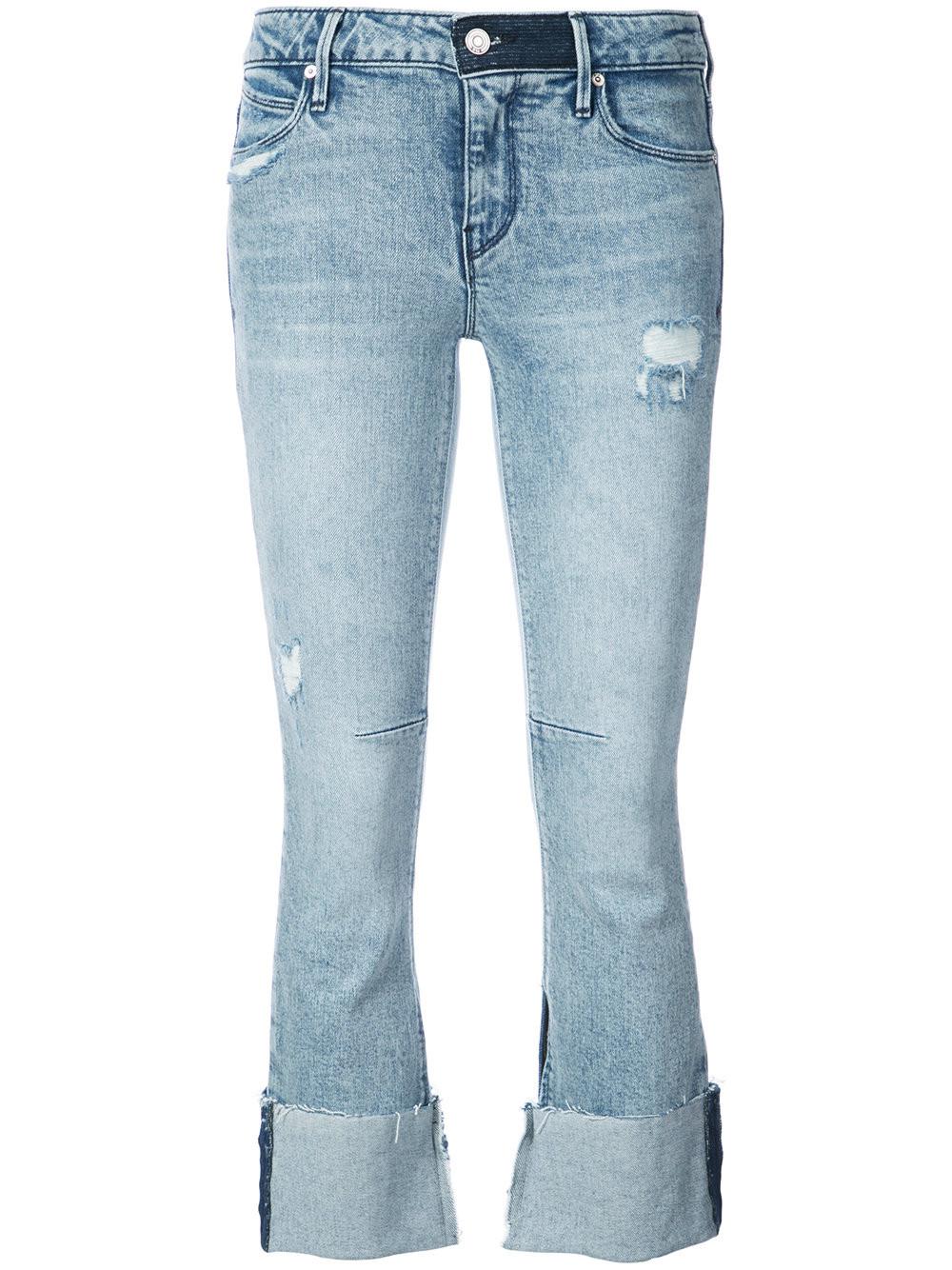 RTA Denim Turn Up Hem Jeans in Blue for Men Save 59 Lyst