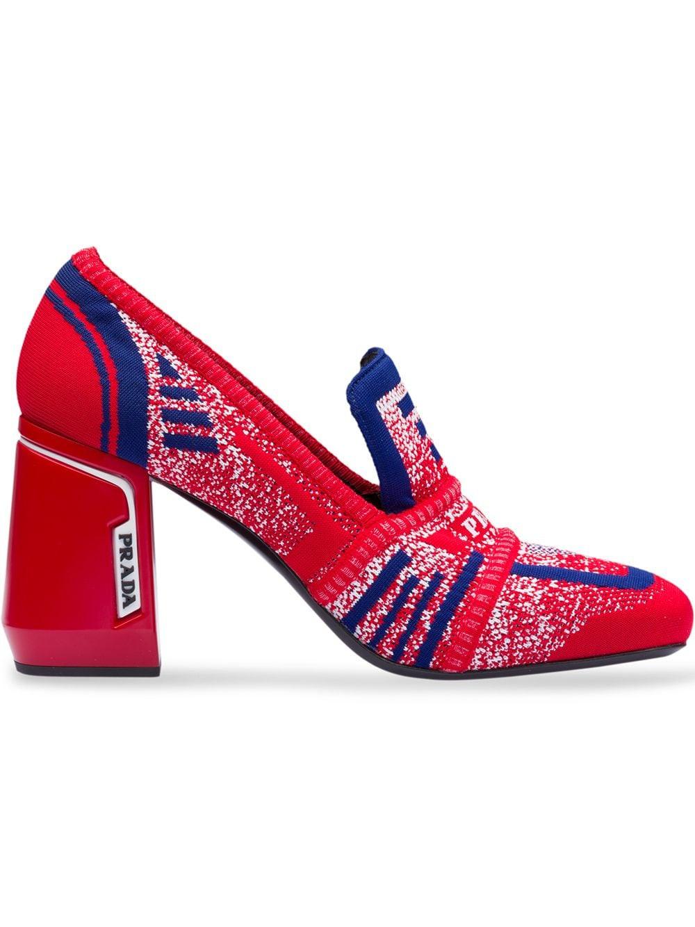 Prada mocassini uomo in saldo, nero, pelle, 2019, 41.5 43 - Stileo.it
