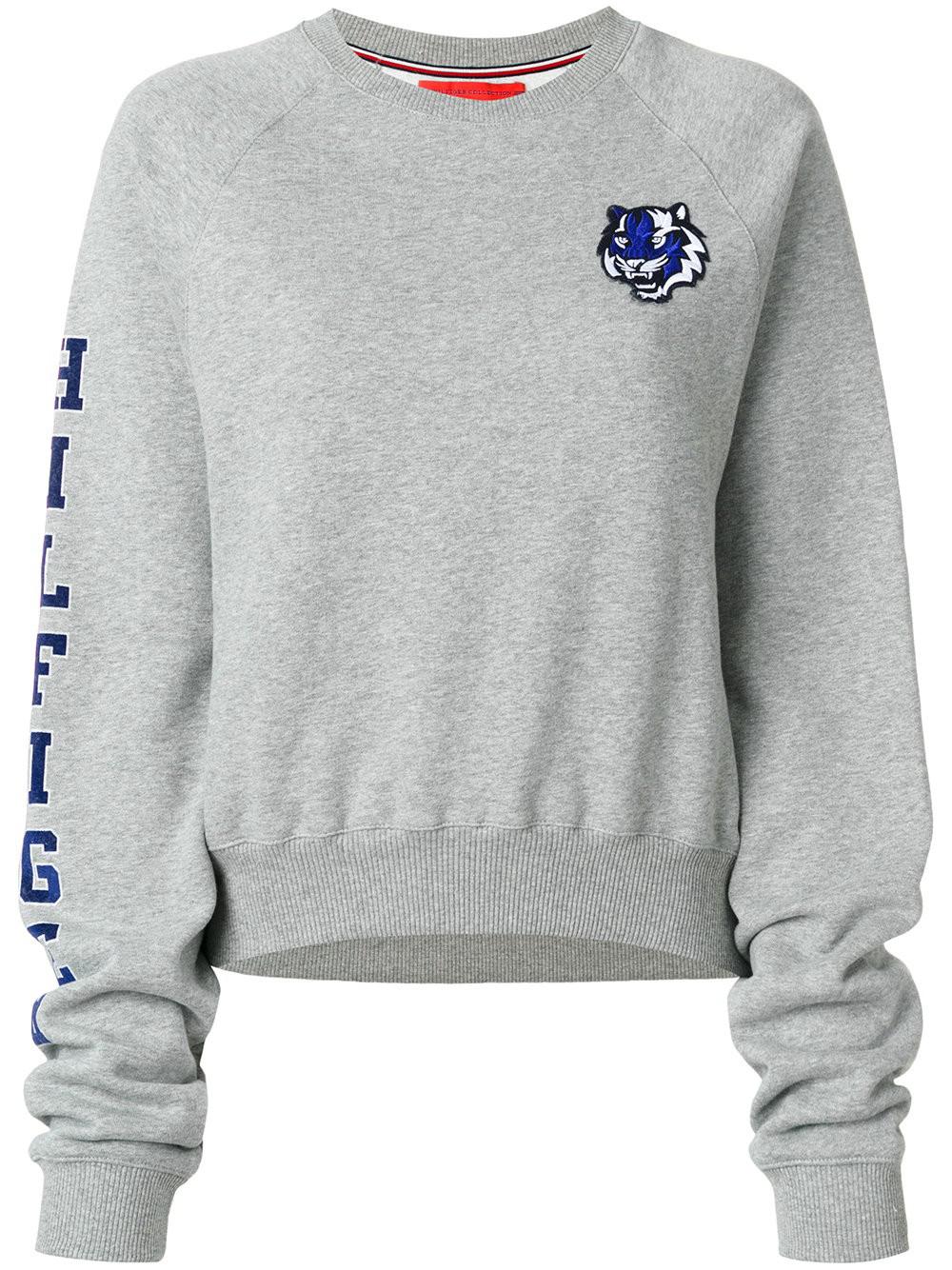 Tommy Hilfiger Cotton Hilfiger Tiger Sweatshirt in Grey (Gray) - Lyst
