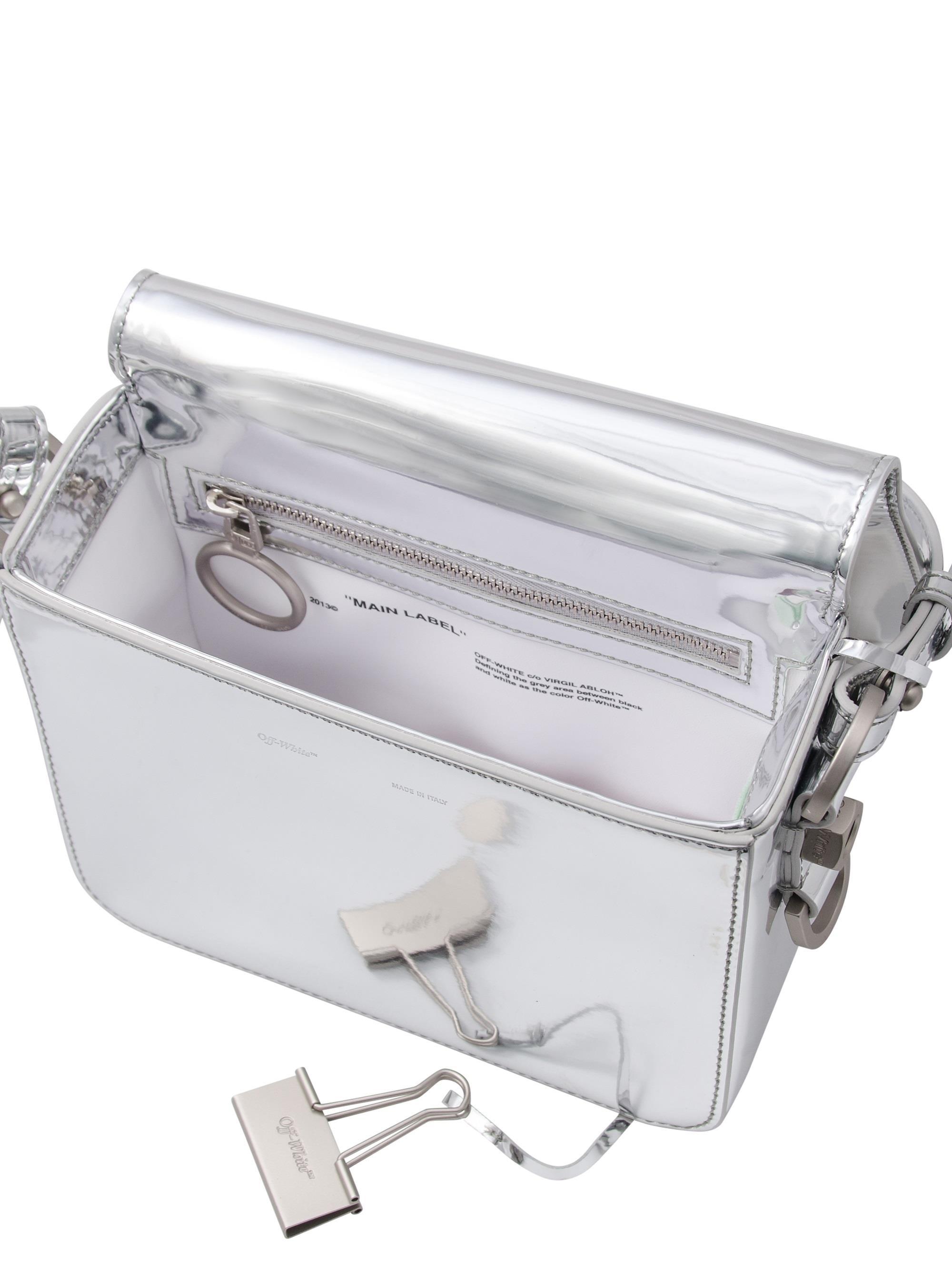 Binder leather crossbody bag Off-White White in Leather - 29736259