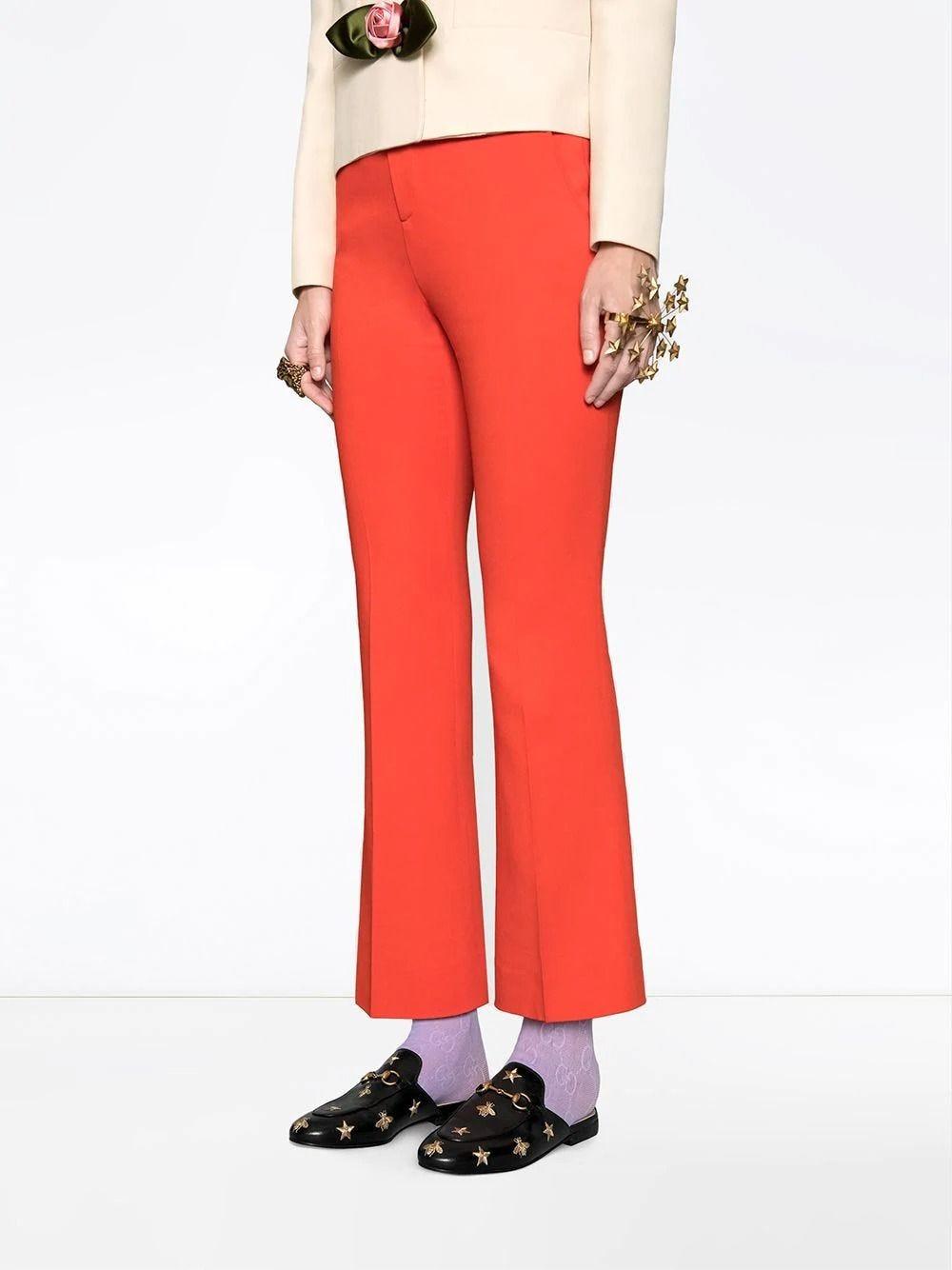 princetown embroidered leather slipper