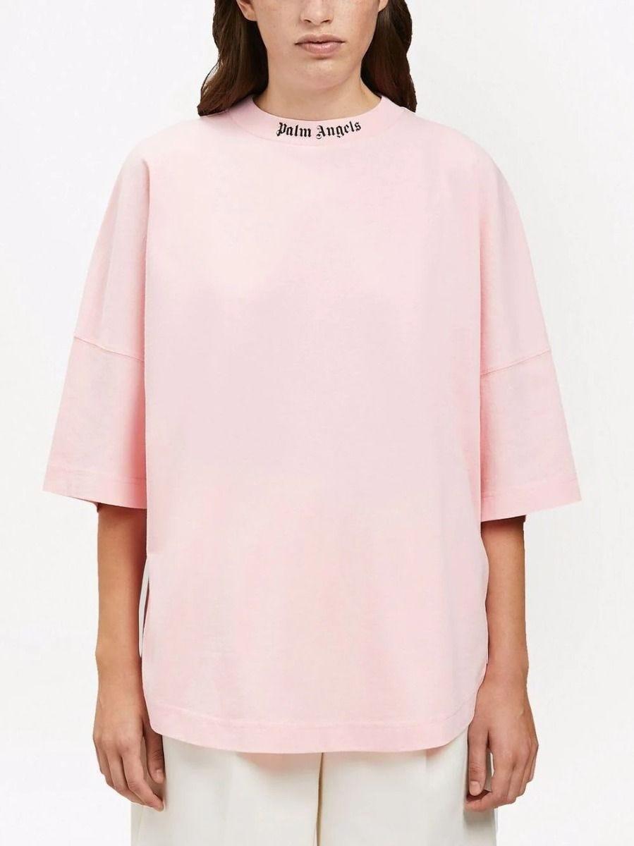 Print Light Pink Oversized T-shirt 