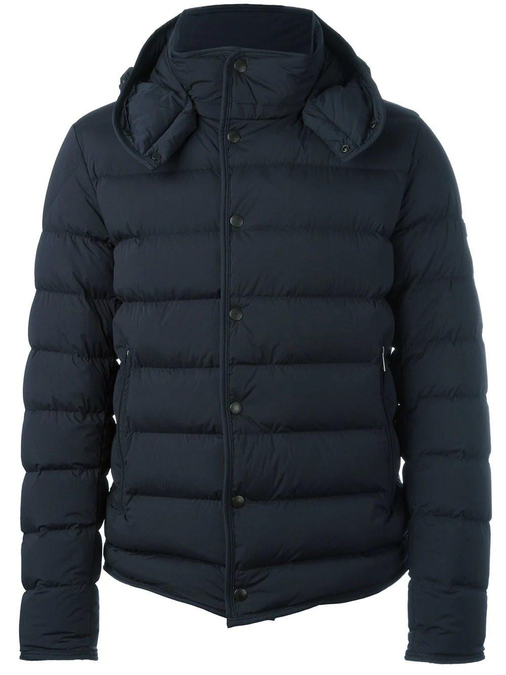 Moncler Synthetic Nazaire Padded Jacket in Blue (Black) for Men - Lyst