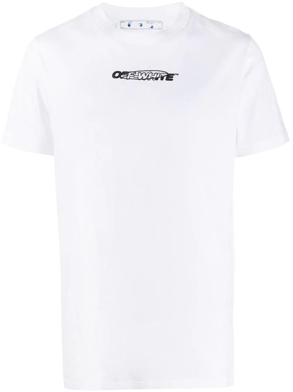 Off-White c/o Virgil Abloh Hand Logo Slim Tee in White for Men