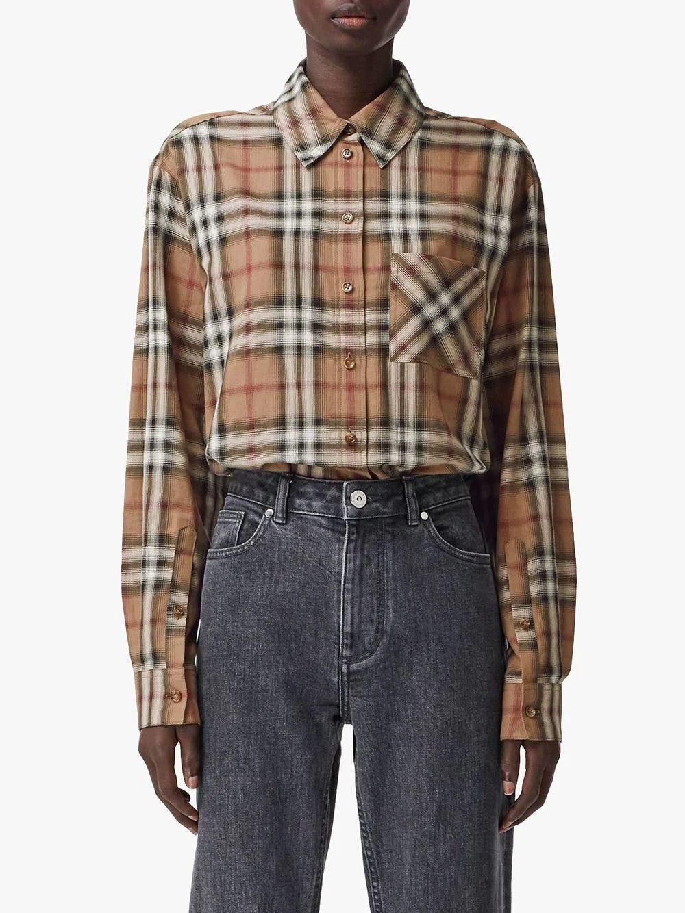 burberry oversized shirt