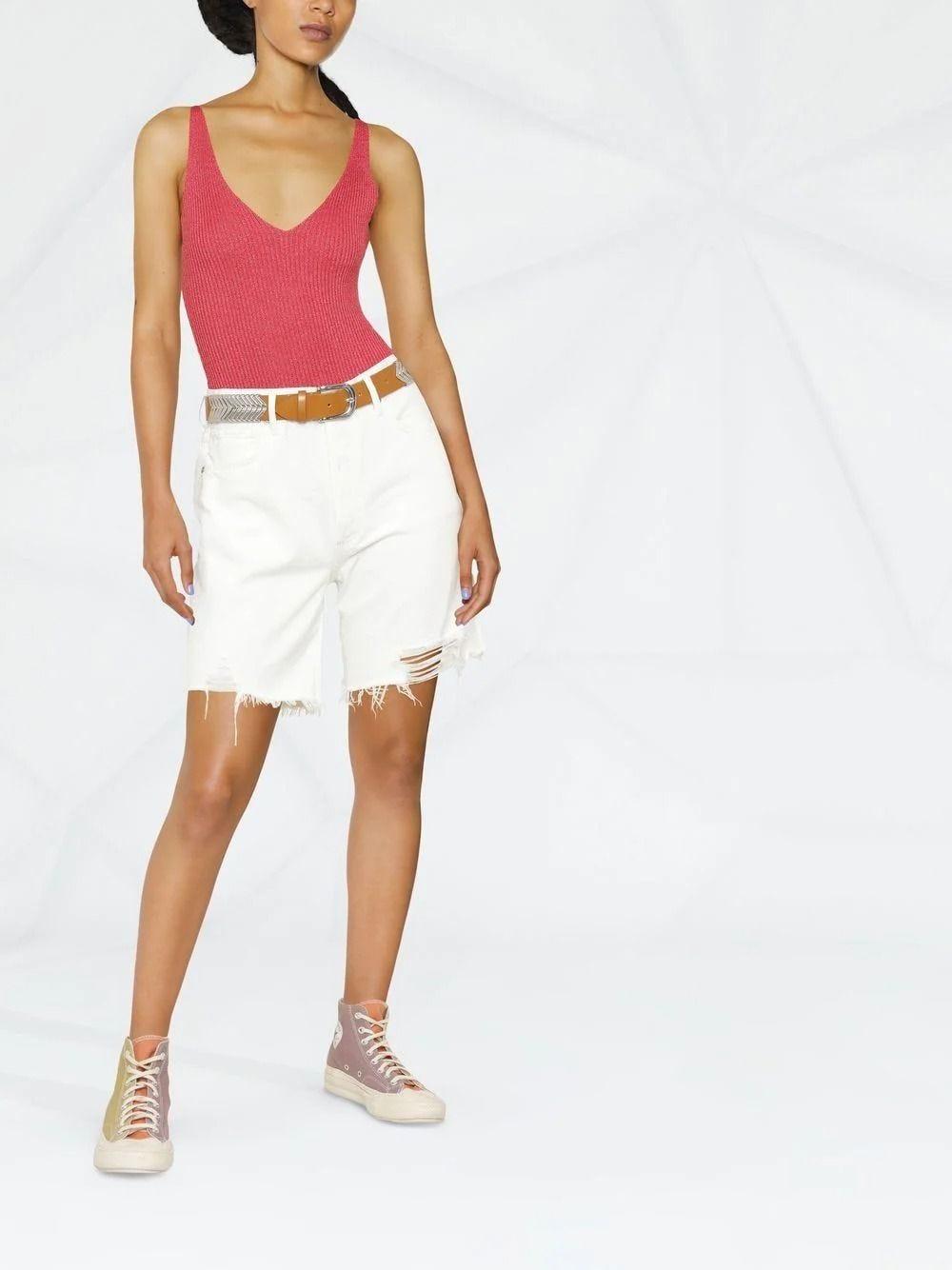 Humanity White Camilla Denim Shorts | Lyst