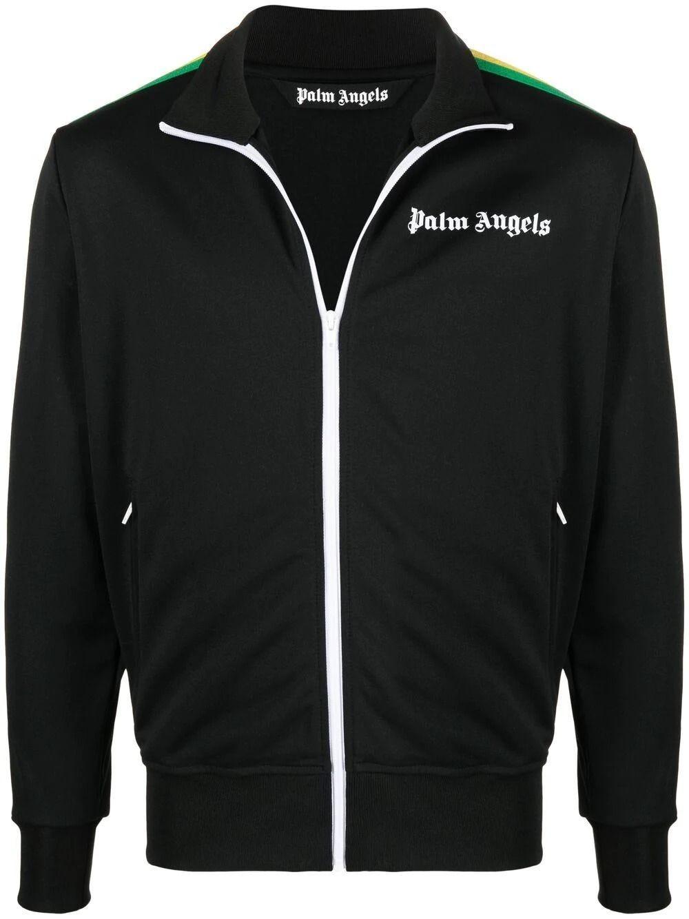 Giacca tuta con zip neraPalm Angels in Materiale sintetico da Uomo colore  Nero | Lyst