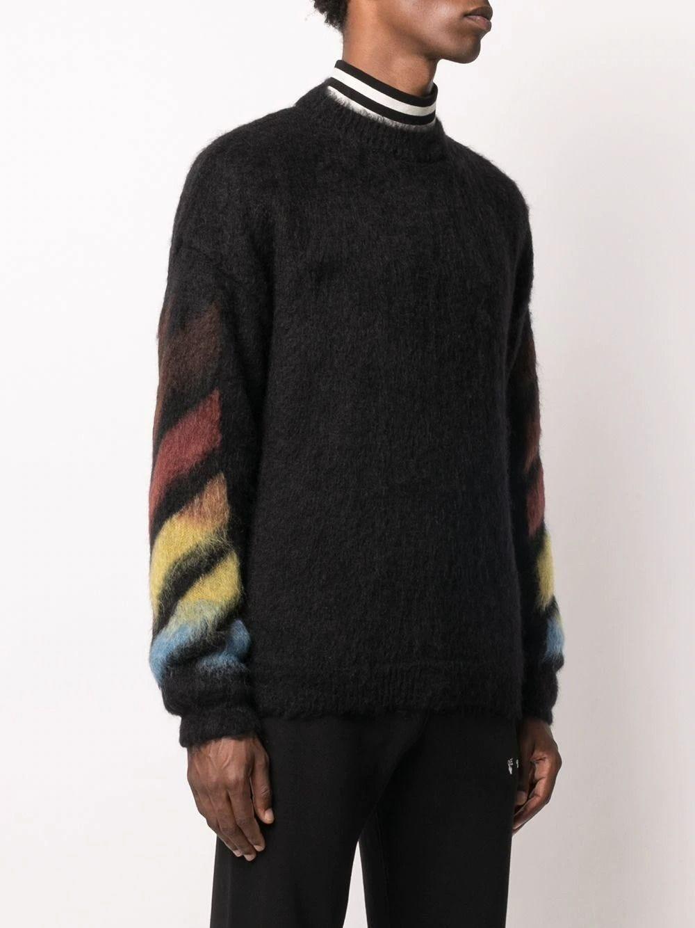 mens black mohair jumper