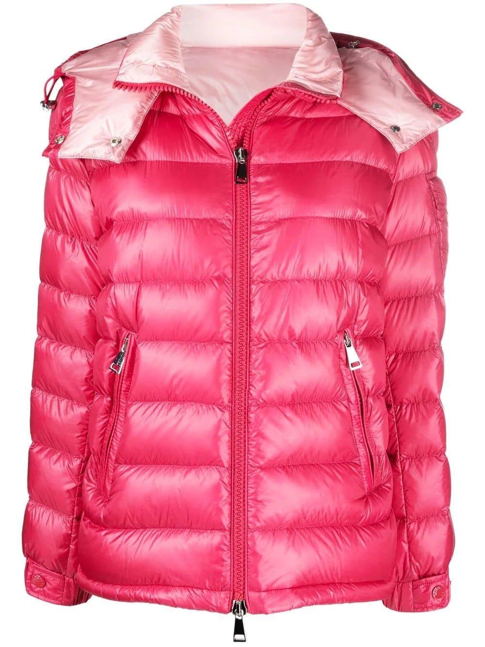 Moncler Dalles Padded Jacket in Pink | Lyst