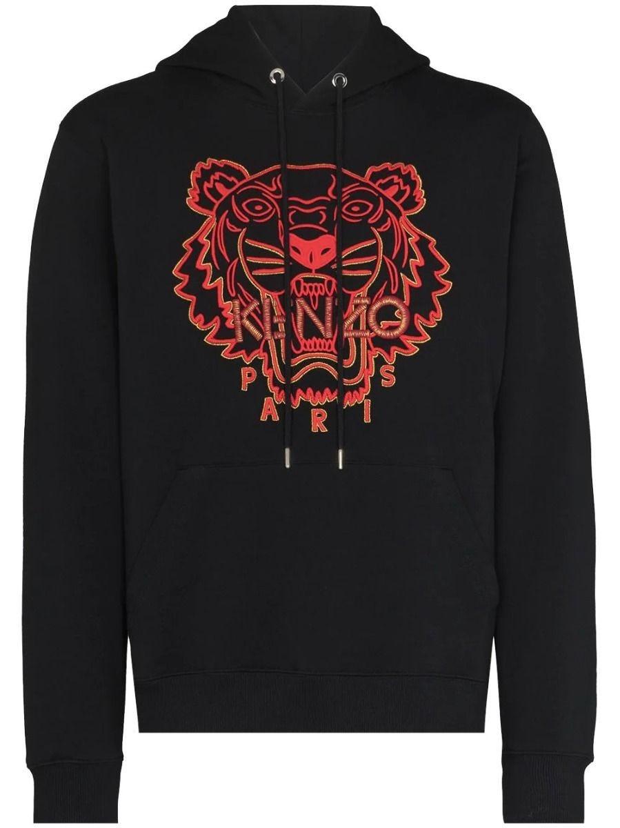 KENZO Black Year Of The Tiger Hoodie 