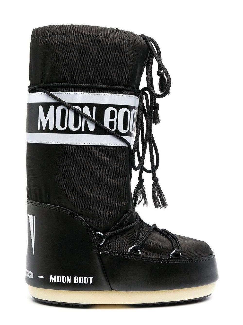 Moon Boot Black Icon Snow Boots for Men | Lyst