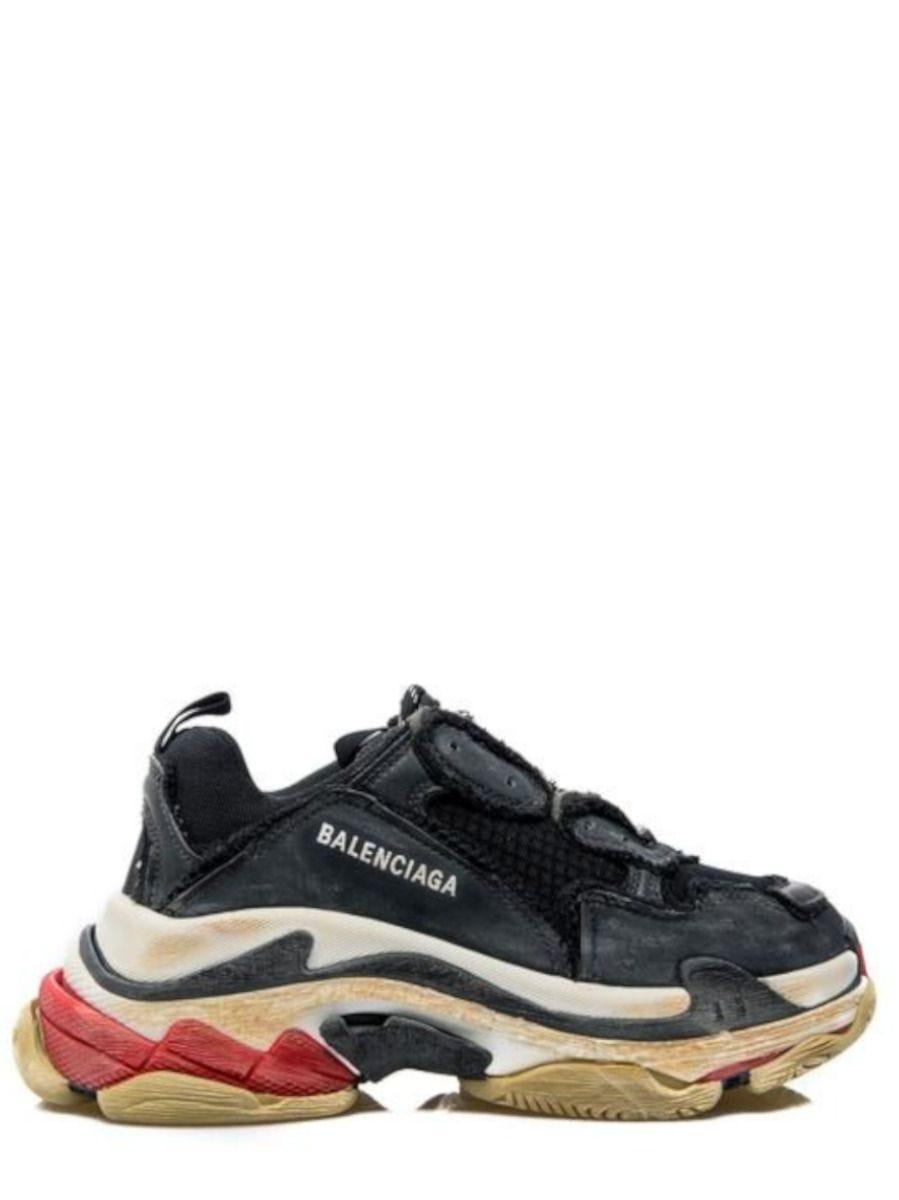 Balenciaga Multicolored Triple S Sneakers In Eco-leather And Mesh | Lyst