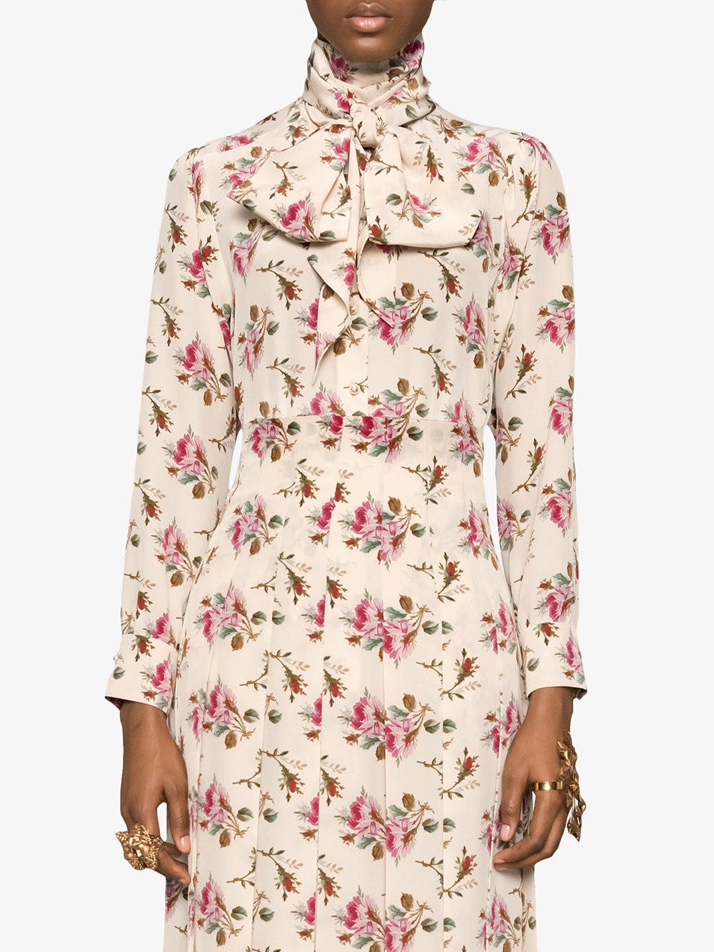 gucci floral shirt women's