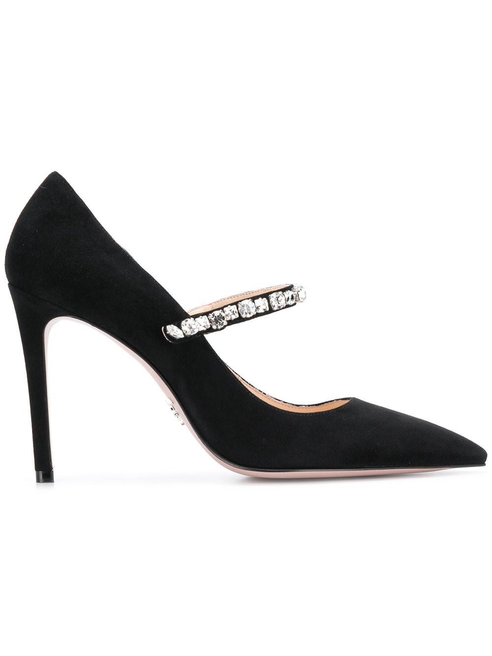 prada embellished pumps