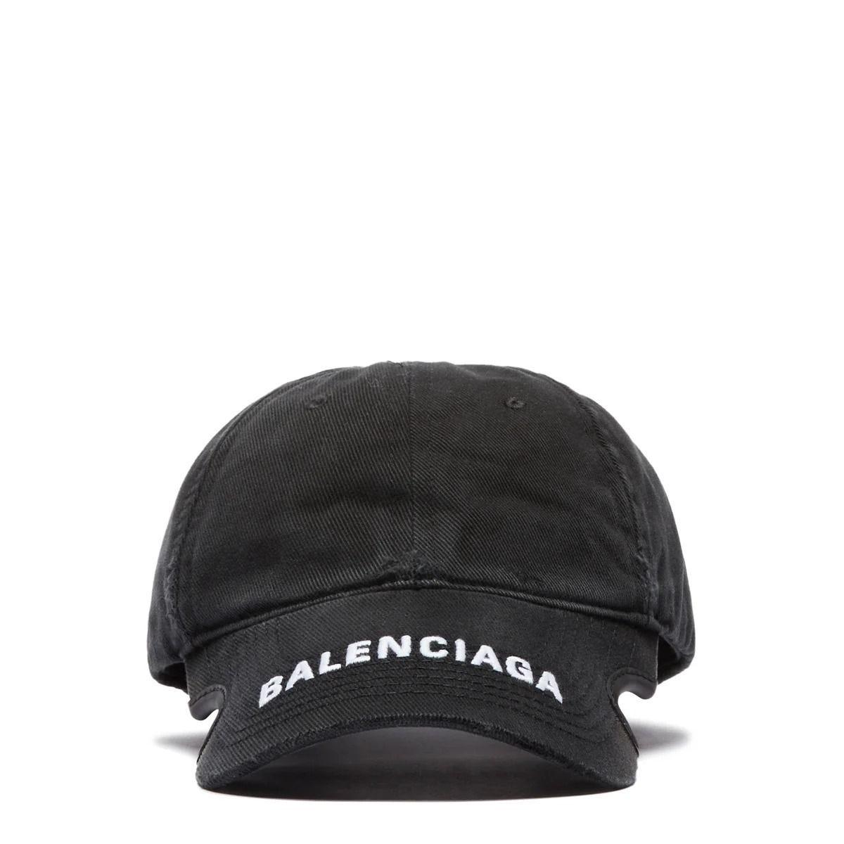 Balenciaga Black Baseball Hat for Men | Lyst