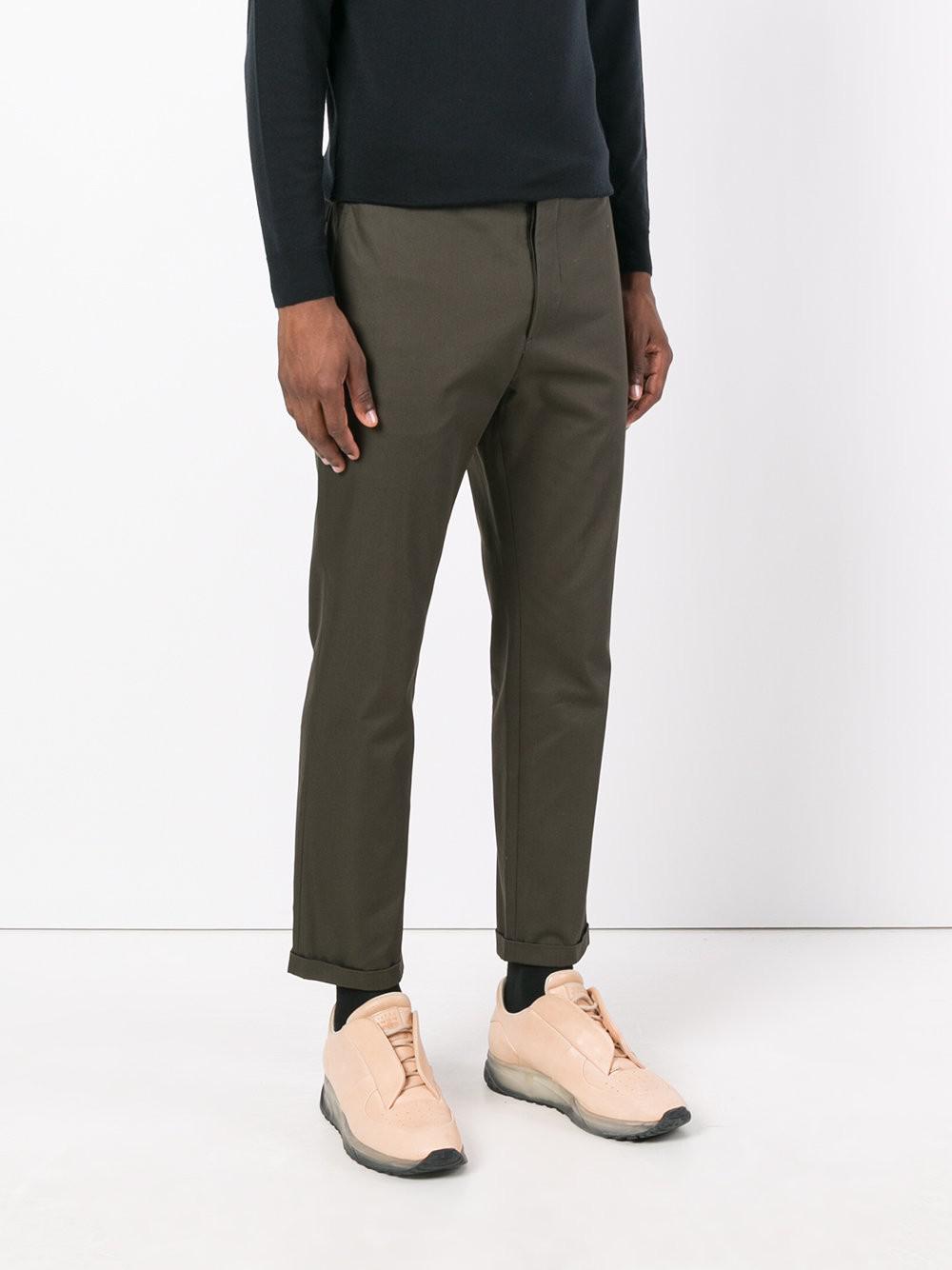 Lyst Marni Cropped Turnup Trousers for Men