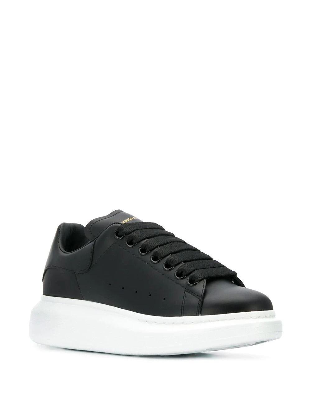 alexander mcqueen oversized black white